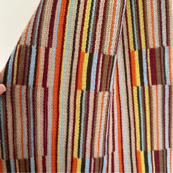 Vintage Y2K Scarf Rainbow Patchwork Monica Narducci Green Red Fairy Whimsigoth - Picture 4 of 6